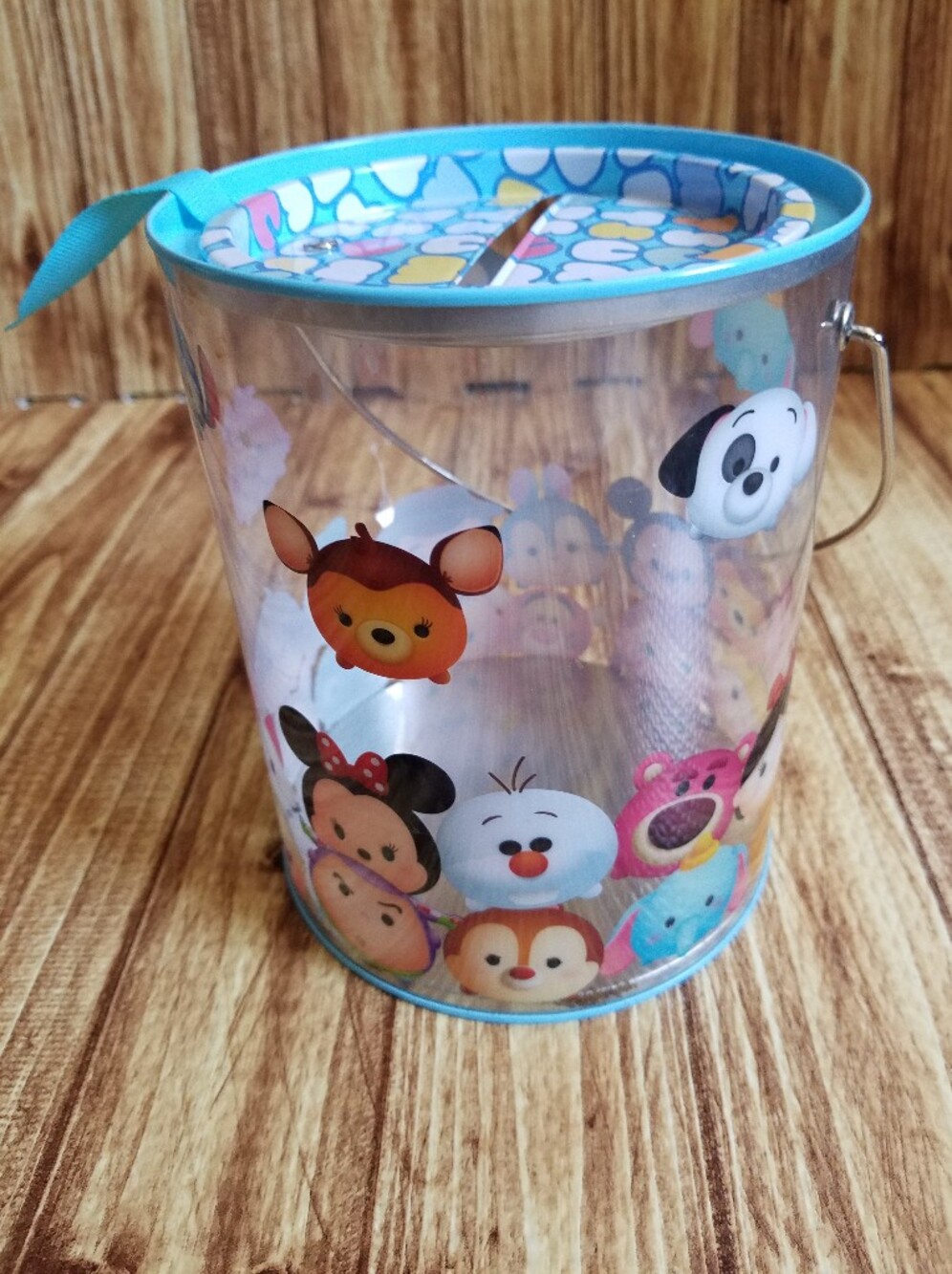 Disney Tsum Tsum Character Storage Bin Kids Toy Bucket Container Collection